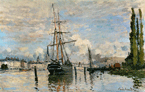 The Seine at Rouen - Claude Monet